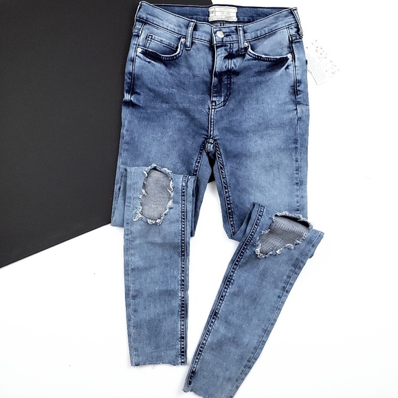 Free People Denim - NWT Free People Busted Knee Skinny Jeans 26L